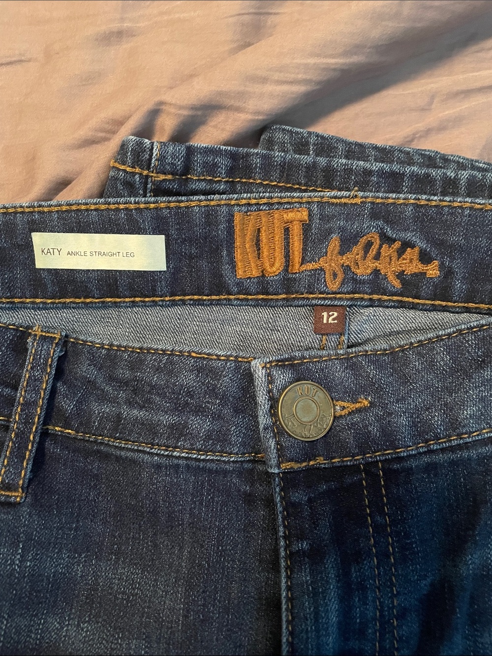 Kut from the Kloth Katy jeans, size 12, like new - Picture 3 of 3